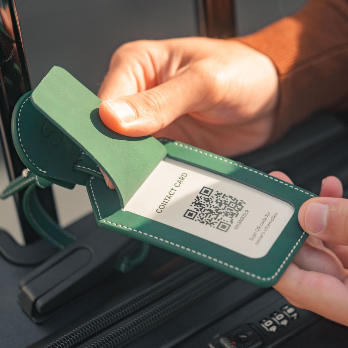 Green Travel label personalized from SEREGO